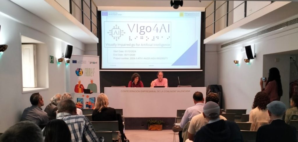 COORDINA presenta el proyecto europeo Erasmus+ VIGO4AI en la jornada “Digitalización y Envejecimiento Activo” organizada por Fundación Gesmed